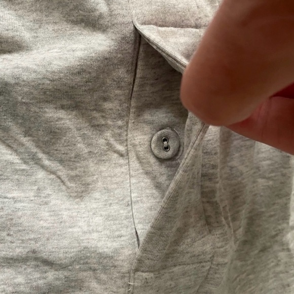 Skims Boyfriend Loose Boxer Light Heather Grey XXS - Picture 8 of 12